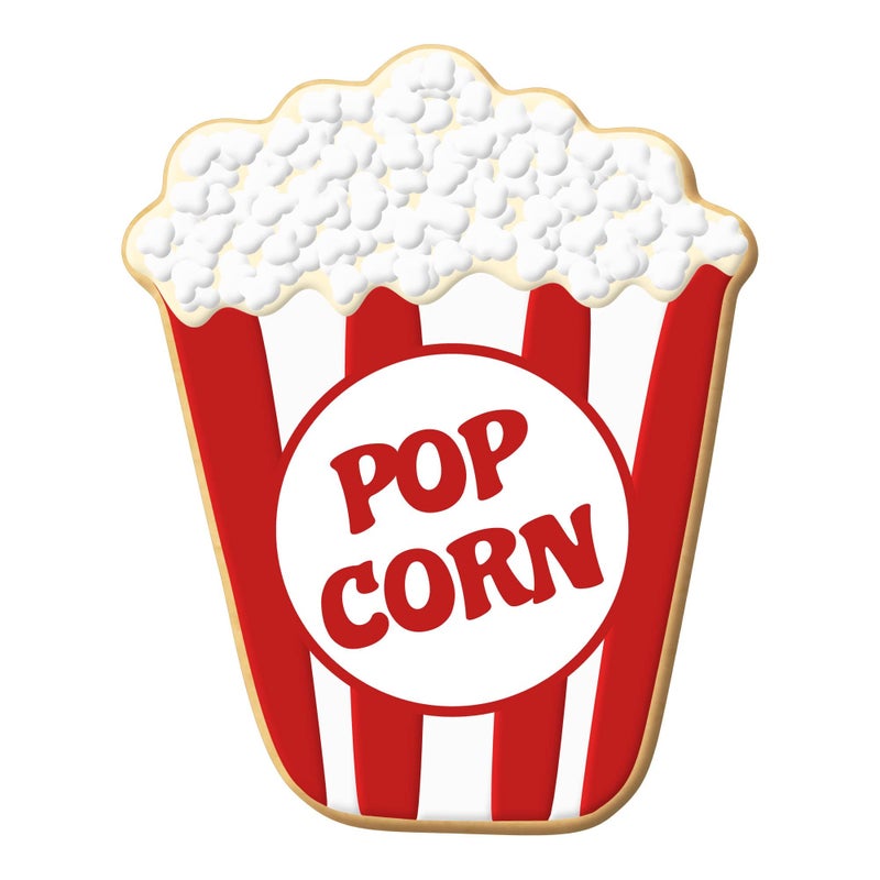 Foose Popcorn Cookie Cutter 3.75 Inch - Made in the USA â€“ Foose Cookie Cutters Tin Plated Steel Popcorn Cookie Mold - Image 3